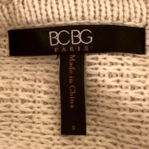 BCBG Paris Turtle Neck Sweater Heather Oatmeal - Picture 5 of 8